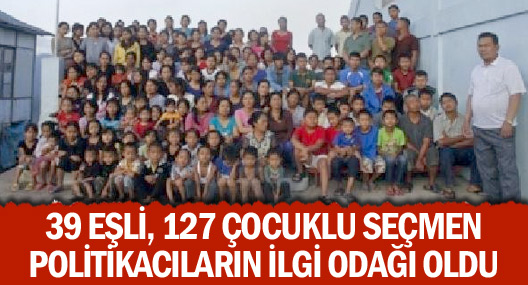 39 Eşli, 127 Çocuklu Seçmen Politikacıların İlgi Odağı Oldu