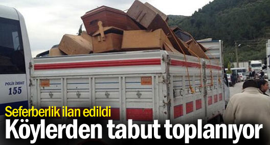 Köylerden tabut toplanıyor