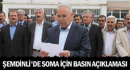 Şemdinli TÜMBEL-SEN'den Soma için basın açıklaması