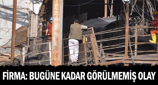 Firma: 5 dakika önce her şey normaldi