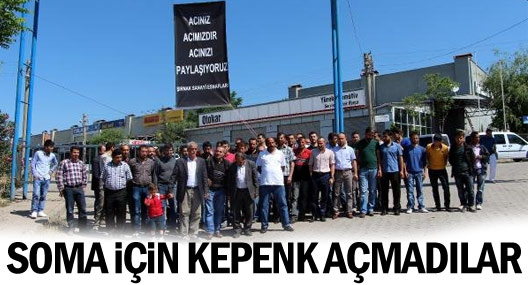 Şırnak Sanayi Sitesi Esnafı Soma İçin Kepenk Açmadı