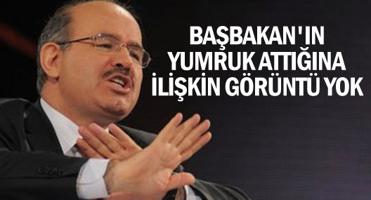 Hüseyin Çelik: Başbakan'ın yumruk attığına ilişkin görüntü yok