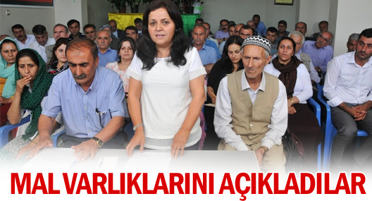 Silopi Belediyesi Eş Başkanları İle Meclis Üyeleri Mal Varlıklarını Açıkladı