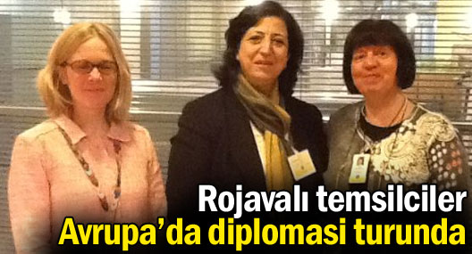 Rojavalı temsilciler Avrupa’da diplomasi turunda