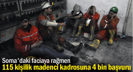 115 Kişilik Madenci Kadrosuna 4 Bin Başvuru