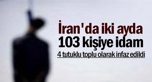 İran'da 21 Marttan bu yana 103 idam