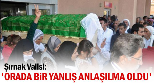 'Orada bir yanlış anlaşılma oldu'