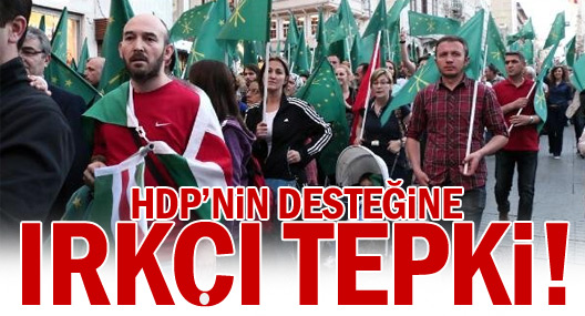 HDP'nin desteğine ırkçı tepki!