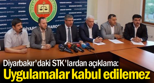 STK’lardan KDP’ye: Uygulamalar kabul edilemez