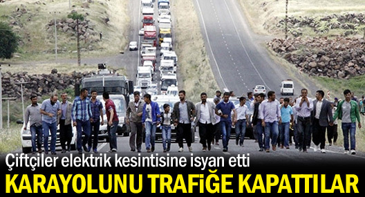 Elektrik kesintisi protestosu