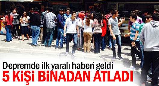 Depremde ilk yaralı haberi Şarköy'den geldi