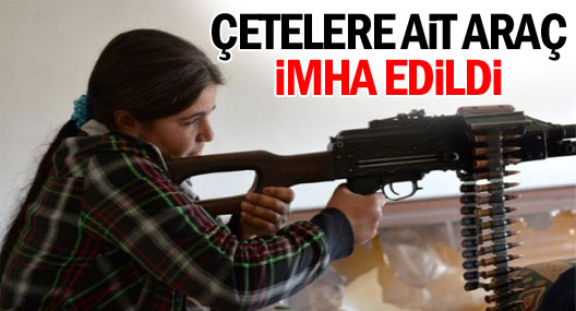 Serêkaniyê'de çatışma, çetelere ait bir araç imha edildi
