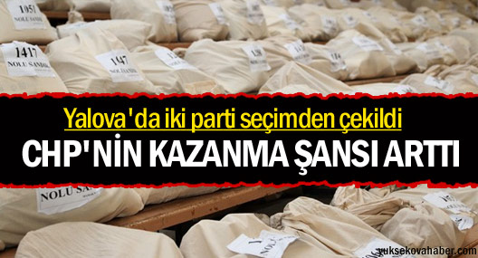 Yalova'da iki parti seçimden çekildi