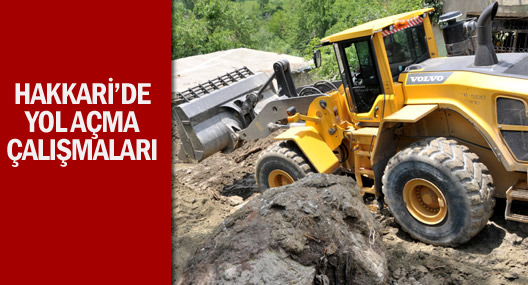 Hakkari'de yeni yol açma çalışmaları