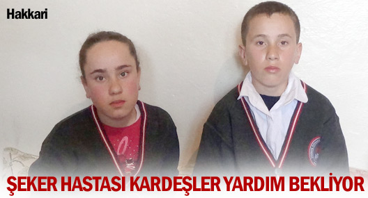 Şeker Hastası Kardeşler Yardım Bekliyor