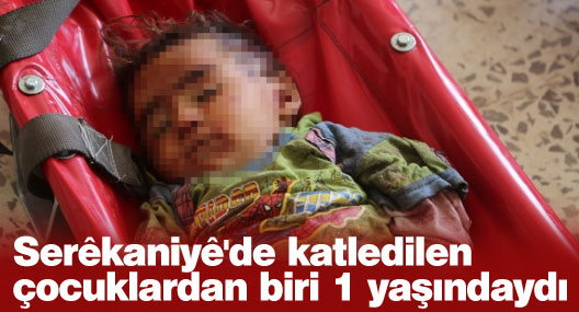 Serêkaniyê'de katledilen çocuklardan biri 1 yaşındaydı