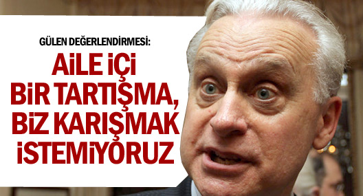 Aile İçi Bir Tartışma, Biz Karışmak İstemiyoruz