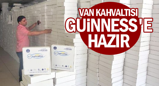 Van Kahvaltısı Guinness'e Hazır