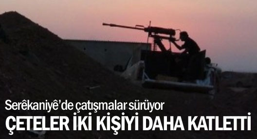 Serêkaniyê batısında çatışmalar sürüyor