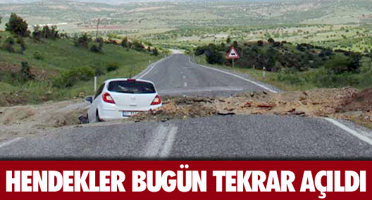 Lice'de hendekler yeniden açıldı