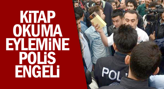 Gezi Parkı Karşısında Kitap Okuma Eylemine Polis Engeli