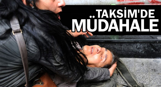 Taksim'de polis müdahalesi