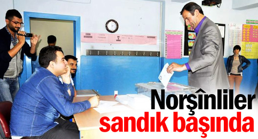 Norşînliler sandık başında
