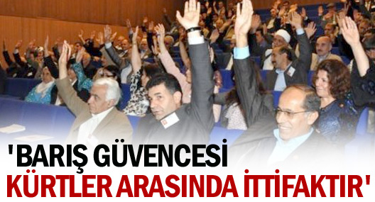 KNK Genel Kurulu bileşenlerinden ortak deklarasyon