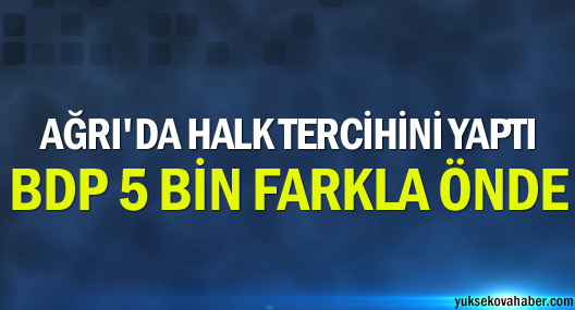 Ağrı'da seçimi BDP kazandı