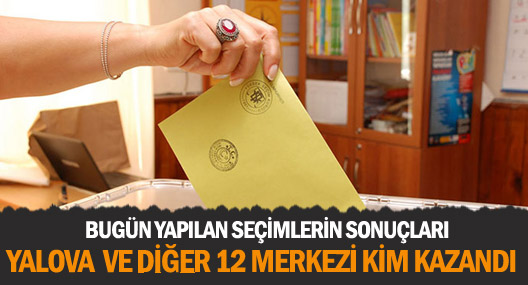 Bugün yapılan ara seçimlerin sonuçları