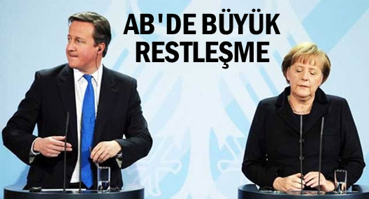 AB'de büyük restleşme