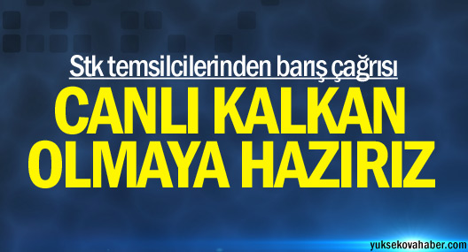 STK temsilcilerinden barış çağrısı