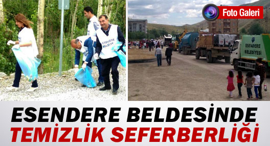 Esendere’de temizlik seferberliği