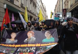 Paris'te Sakine, Fidan ve Leyla için adalet eylemi