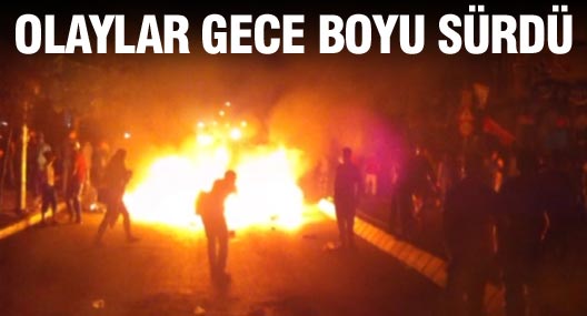 Silvan'da çatışmalar gece boyu devam etti