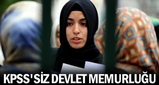 Türbanlıya KPSS yok