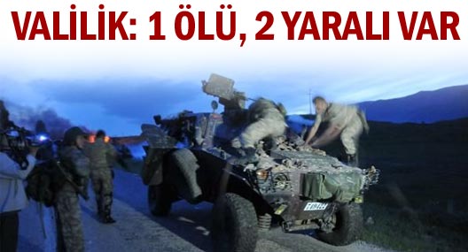 Diyarbakır Valiliği: 1 Ölü 2 yaralı var