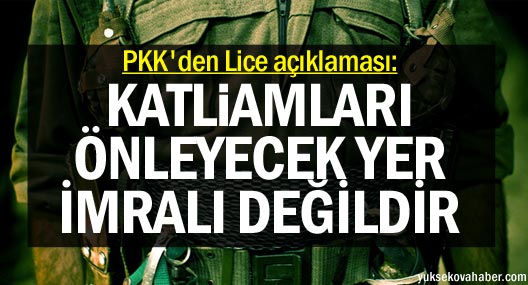 PKK: Artık üç kişilik İmralı ziyaretleri yeterli değil