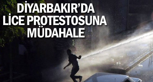 Diyarbakır’da Lice protestosuna müdahale