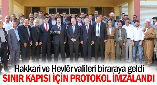 Derecik sınır kapısı için protokol imzalandı