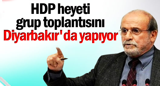 HDP heyeti grup toplantısını Diyarbakır'da yapıyor