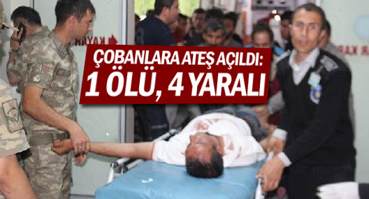 Çobanların Üzerine Ateş Açıldı: 1 Ölü, 4 Yaralı