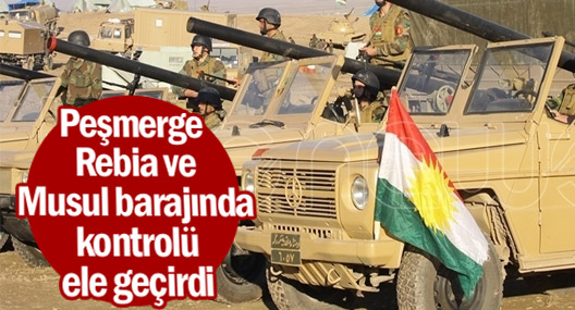 Peşmerge Güçleri Rebia ve Musul barajında kontrolü ele geçirdi