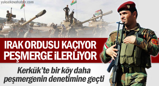Kerkük’te bir nahiye peşmergenin denetimine geçti