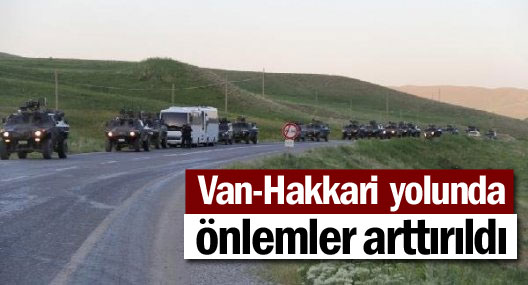 Van-Hakkari yolunda önlemler artırıldı