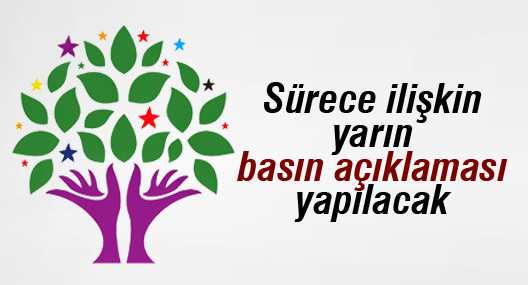 Eşbaşkanlar açıklama yapacak