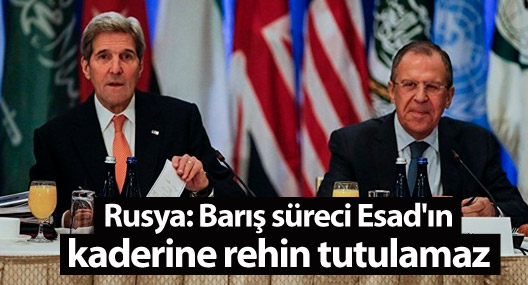 Rusya: Barış süreci Esad'ın kaderine rehin tutulamaz