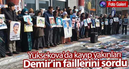 Kayıp yakınları Demir'in akıbetini sordu
