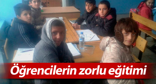Öğrencilerin zorlu eğitimi