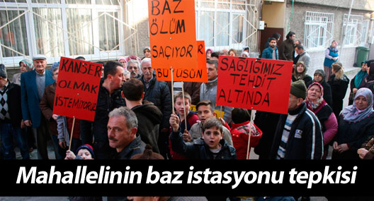 Mahallelinin baz istasyonu tepkisi